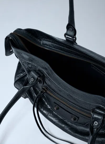 Balenciaga Women Le City East West Handbag In Black
