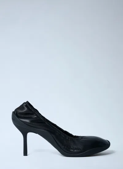 Balenciaga Shibuya 80 Pumps In Shiny Soft Leather Shoes In Black