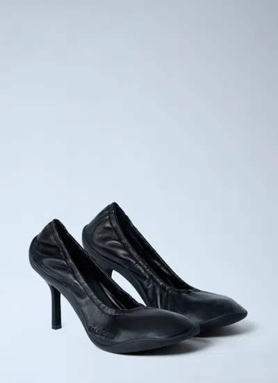 Balenciaga Shibuya 80 Pumps In Shiny Soft Leather Shoes In Black
