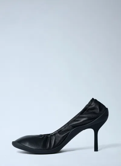 Balenciaga Shibuya 80 Pumps In Shiny Soft Leather Shoes In Black