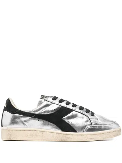 Diadora Metallic-panelled Sneakers In Multi
