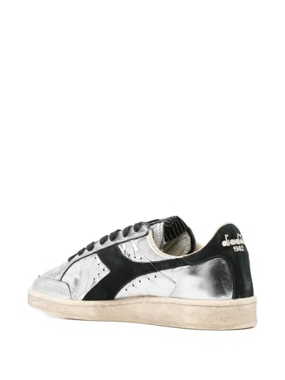 Diadora Metallic-panelled Sneakers In Multi