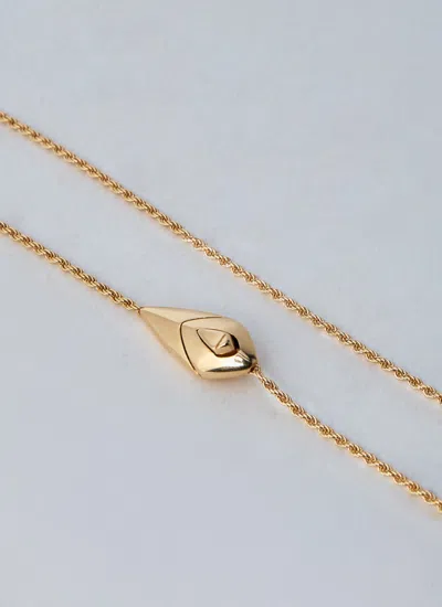 Bottega Veneta Women Rana Pearl Necklace In Gold