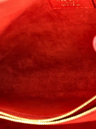 Pre-owned Louis Vuitton Victoire Handbag Monogram Canvas And Leather Shoulder Bag In Brown