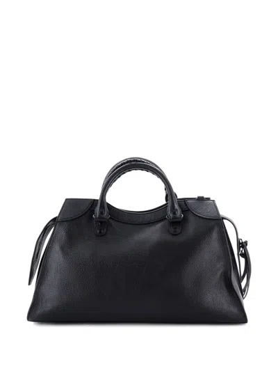 Pre-owned Balenciaga Neo Classic City Bag Leather Medium Tote Bag In Black