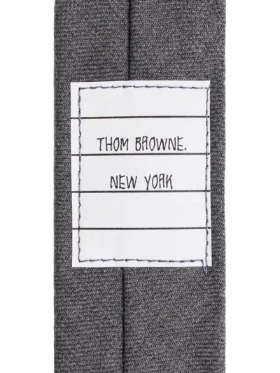 Thom Browne Super 120's Twill Tie In Black