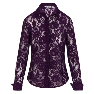Farinaz Attitude - Night Purple French Lace In Purple