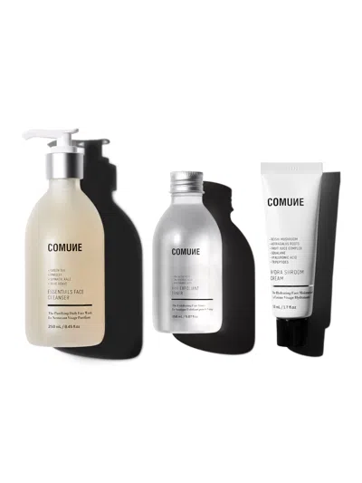 Comune White Clear + Nourish Skincare Trio In White