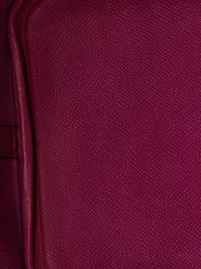 Pre-owned Hermes Picotin Lock Bag Tressage Epsom Mm Tote Bag In Pink