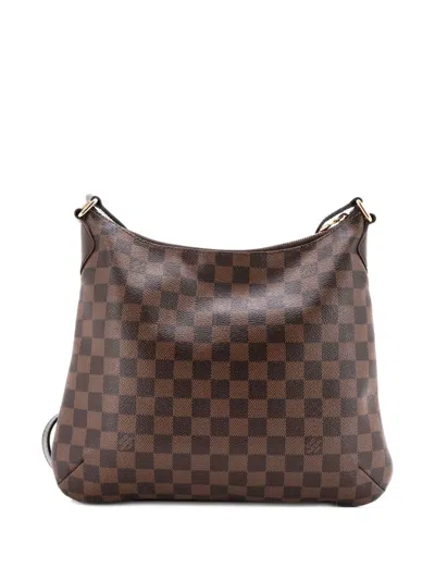 Pre-owned Louis Vuitton Bloomsbury Handbag Damier Pm Crossbody Bag In Brown