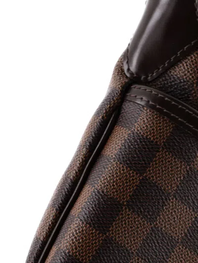 Pre-owned Louis Vuitton Bloomsbury Handbag Damier Pm Crossbody Bag In Brown