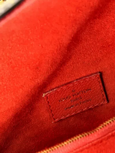 Pre-owned Louis Vuitton Victoire Handbag Monogram Canvas And Leather Shoulder Bag In Brown