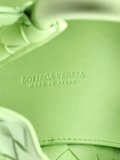 Pre-owned Bottega Veneta Andiamo Top Handle Bag Intrecciato Nappa Small Satchel In Green