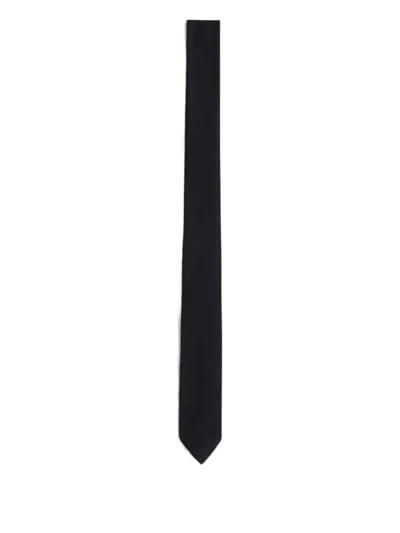 Thom Browne Super 120´s Twill Tie In Black