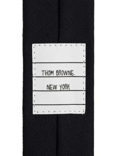 Thom Browne Super 120´s Twill Tie In Black