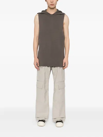 Rick Owens Concordians Double Cargo Pants In Neutral