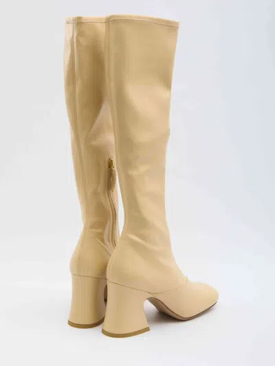 Chloé Chloe Women Janis Heeled Boots In Neutral