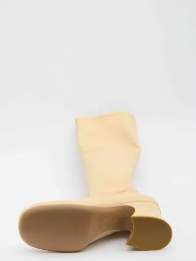 Chloé Chloe Women Janis Heeled Boots In Neutral