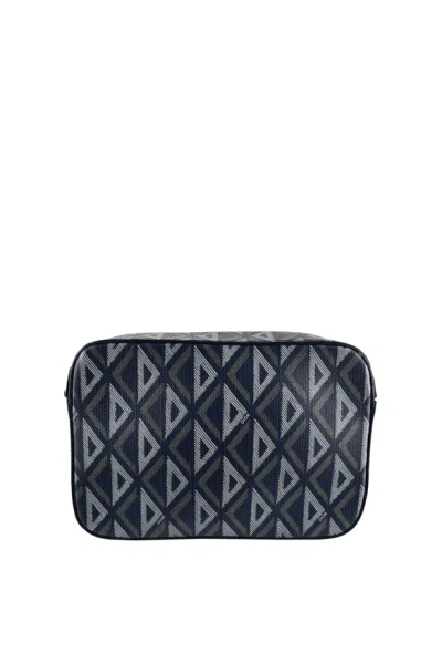 Dior Men Safari Pouch Shoulder Bag In Blue