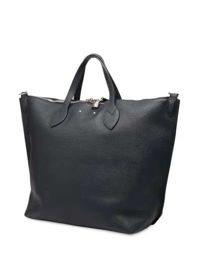 Pre-owned Louis Vuitton 2017 Taurillon East Side Tote Gm Satchel In Blue