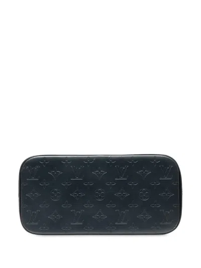 Pre-owned Louis Vuitton 2002 Monogram Mat Stockton Tote Bag In Blue