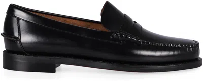 Sebago Dan Leather Loafers In Black