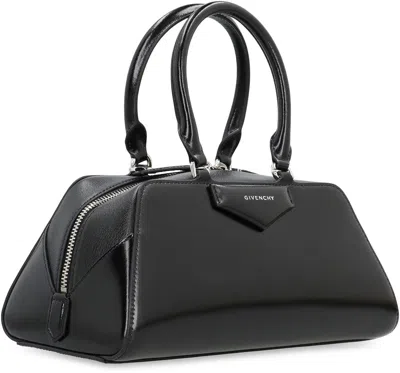 Givenchy Women Antigona East West Small Leather Shoulder Bag In Black