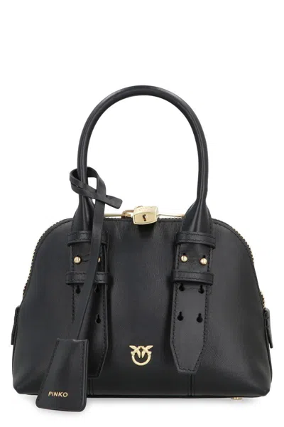 Pinko Mini Escape Bag In Leer In Black
