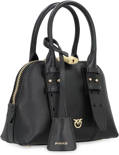 Pinko Mini Escape Bag In Leer In Black