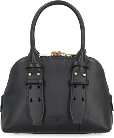 Pinko Mini Escape Bag In Leer In Black