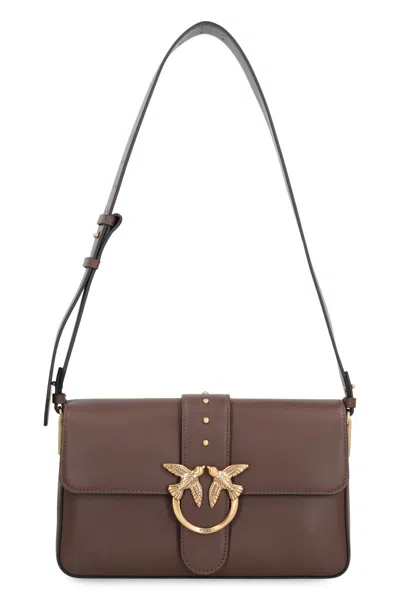 Pinko Shoulder Bag Love Bag Large In Leather In Brown
