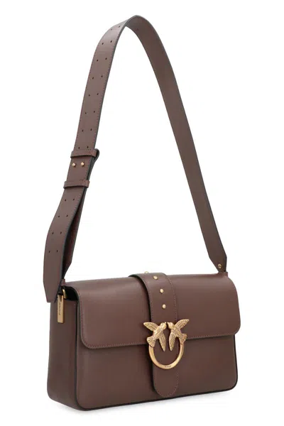 Pinko Shoulder Bag Love Bag Large In Leather In Brown