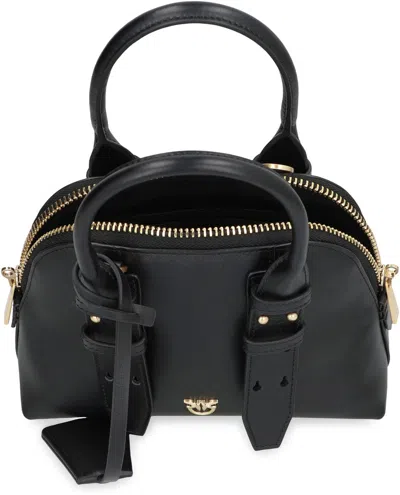 Pinko Mini Escape Bag In Leer In Black