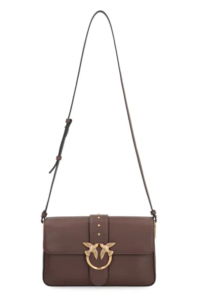 Pinko Shoulder Bag Love Bag Large In Leather In Brown