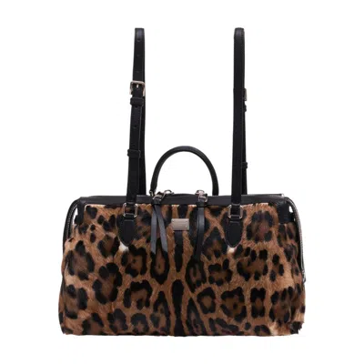 Dolce & Gabbana Dolce&gabbana Women Vittoria Leo Print Handbag In Animal Print
