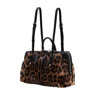Dolce & Gabbana Dolce&gabbana Women Vittoria Leo Print Handbag In Animal Print