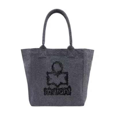Isabel Marant Small Yenky Gf Shopper Bag In Gray