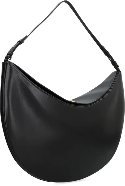 Jacquemus Black The Ovalo Hobo Bag In Black
