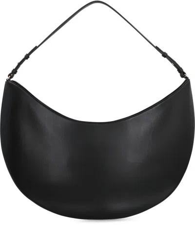 Jacquemus Black The Ovalo Hobo Bag In Black