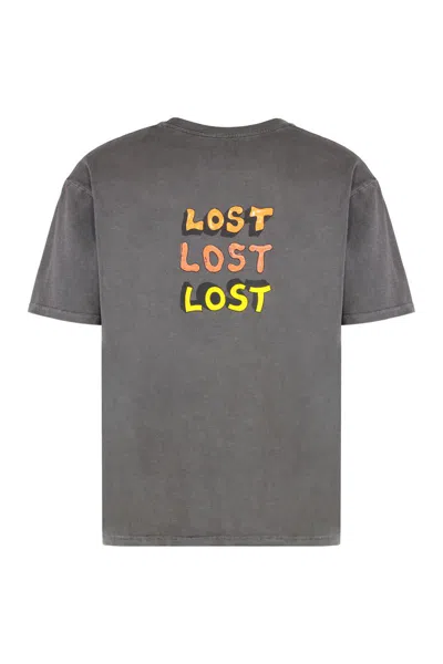Alchemist Printed Cotton T-shirt In Gray