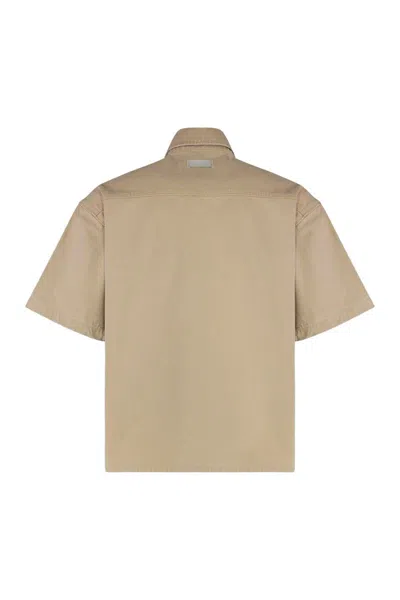 B1 Archive Overshirt In Denim In Brown