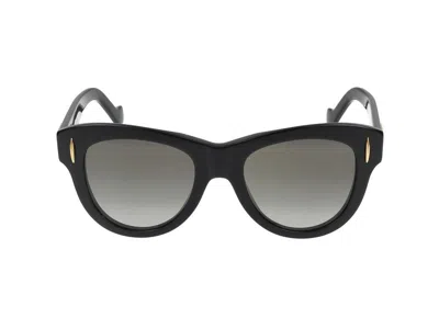 Loewe Anagram D-frame Acetate Sunglasses In Black