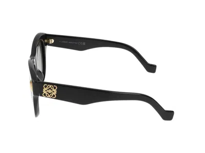 Loewe Anagram D-frame Acetate Sunglasses In Black