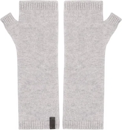 Vince Cashmere Gloves In Gray