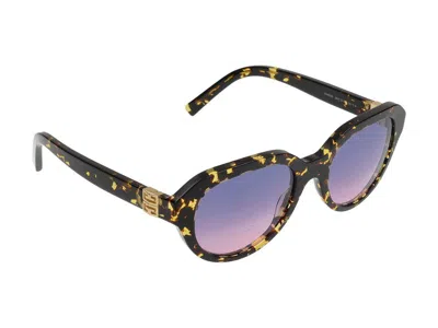 Givenchy 4g Acetate Round Sunglasses In Multi
