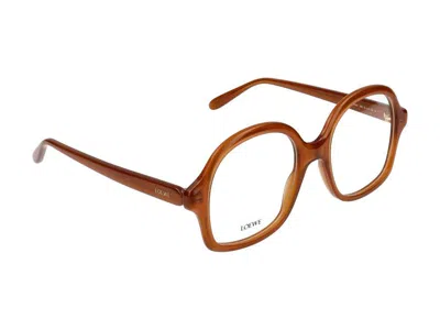 Loewe Round-frame Acetate Glasses In Gray