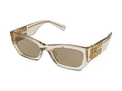 Miu Miu Sunglasses In Brown