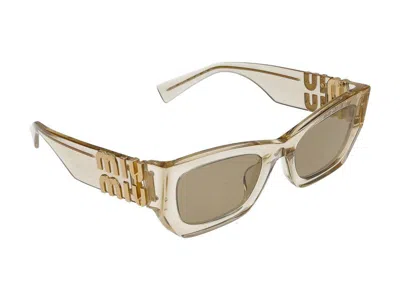 Miu Miu Sunglasses In Brown