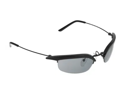 Prada Womens Pr B50s Rectangle-frame Metal Sunglasses Black In Multi