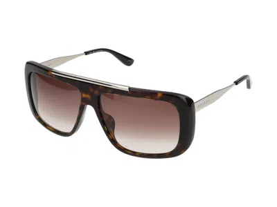 Alexander Mcqueen Sunglasses In Brown
